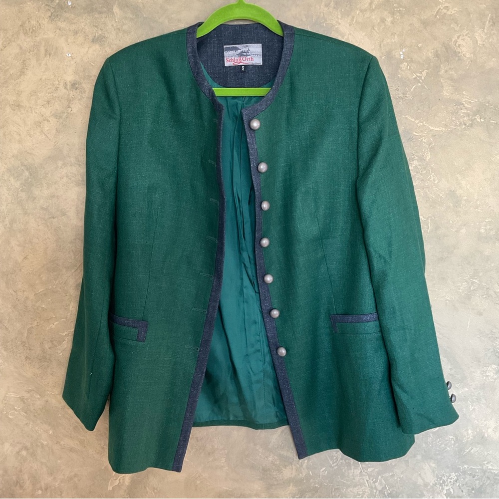 Vintage Schloss Orth | Austrian Linen Blazer | M - Picture 9 of 9